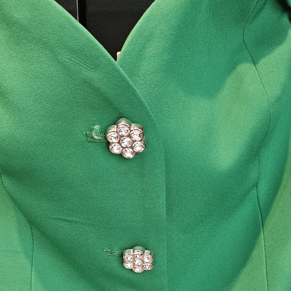 Zara Green Structured Bustier - Picture 5 of 6